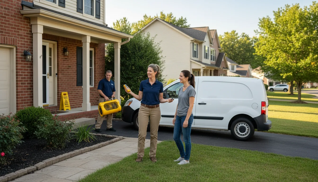 Water restoration image for Dehumidification And Cleanup Services in Hornsby, TN